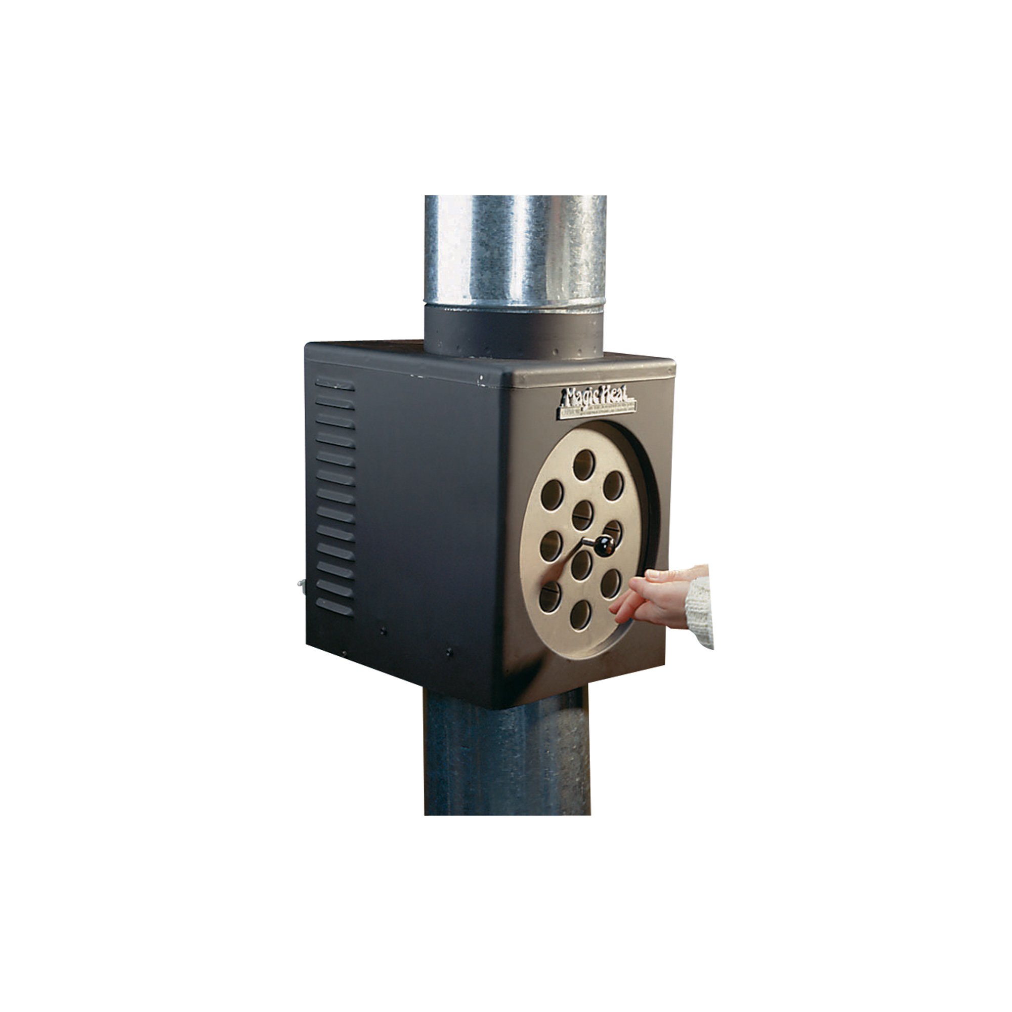 Magic Heat™ Reclaimer for Wood, Oil or Coal Stove — 8 in., Model# MH-8-R